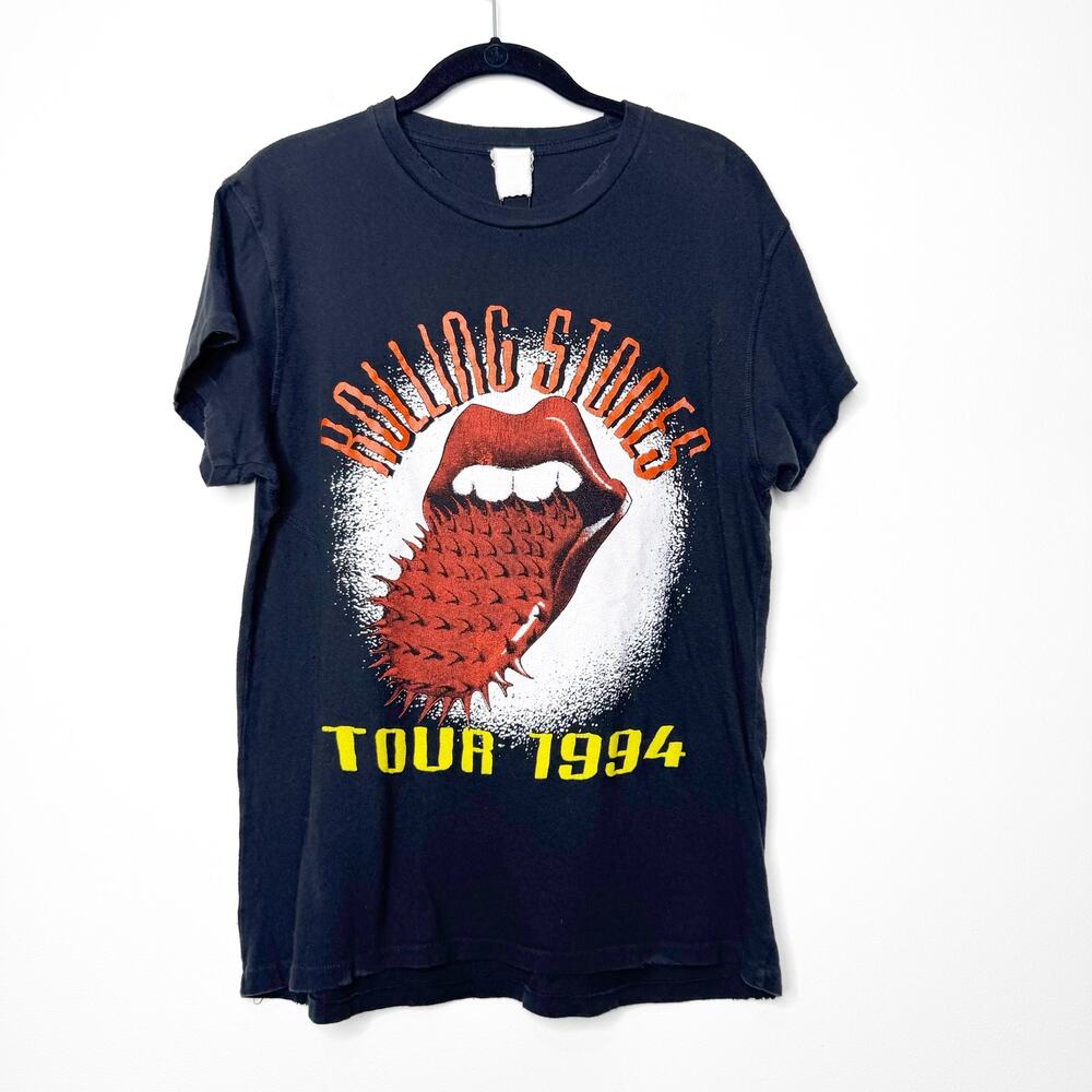 MadeWorn Rolling Stones Voodoo Lounge 1994 Tour Tee Coal Black Small NWT